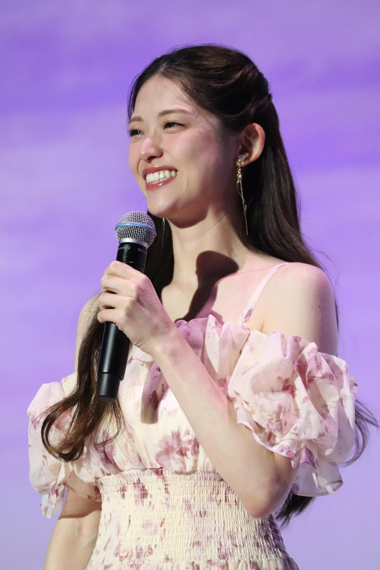 「Sanrio Characters Exhibition Hotel Floria Tokyo」プレス限定イベントに出席した松村沙友理
