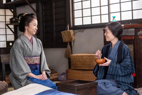 【21日の風、薫る】寛太から文が母親だという報告を受けた直美、ある日吉江が直美を訪ねてくる