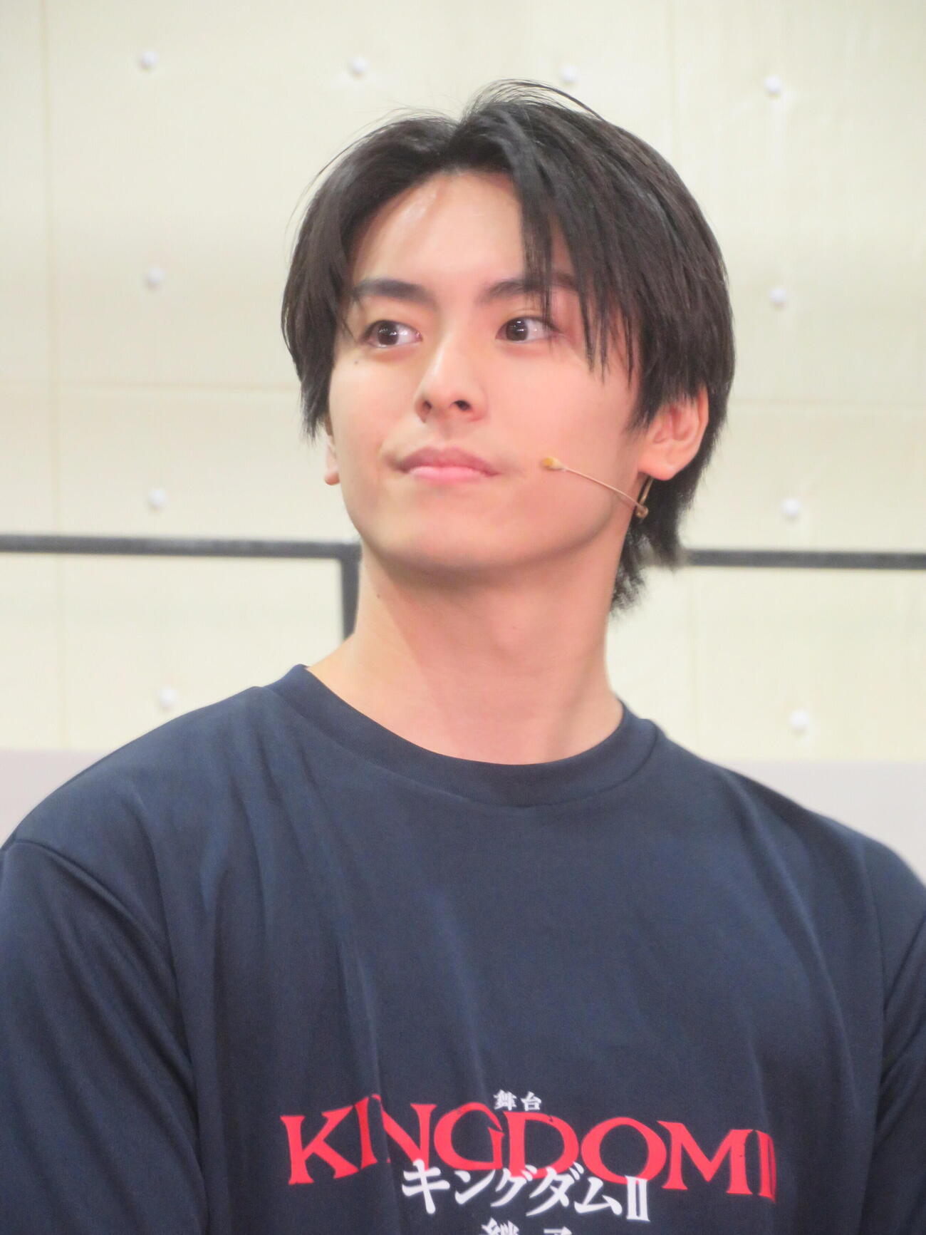 舞台「キングダム2－継承－」会見＆公開稽古出席した高野洸（撮影・川田和博）