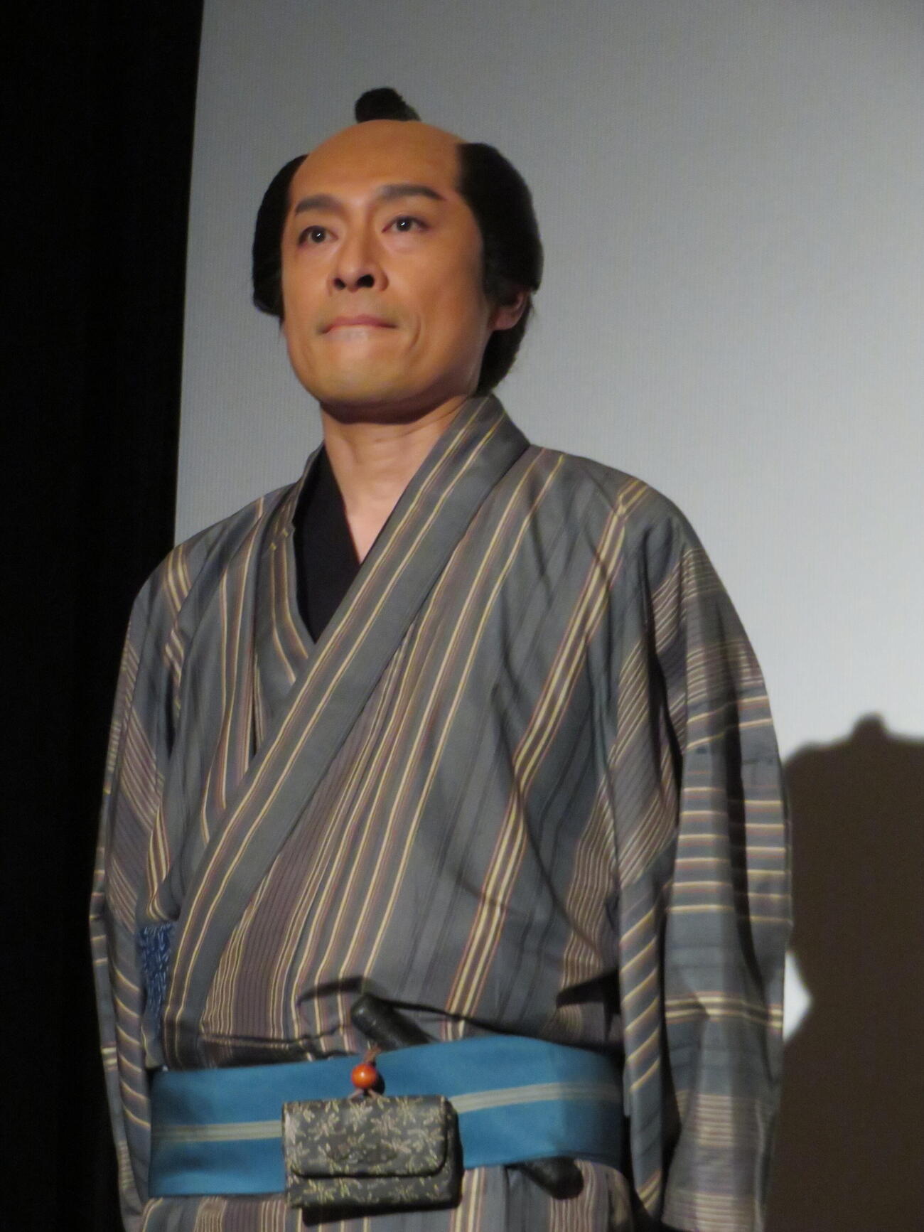 BS－TBSの連続時代劇ドラマ「心配無用ノ介　天下御免」記者発表会に出席した井之上チャル（撮影・村上幸将）