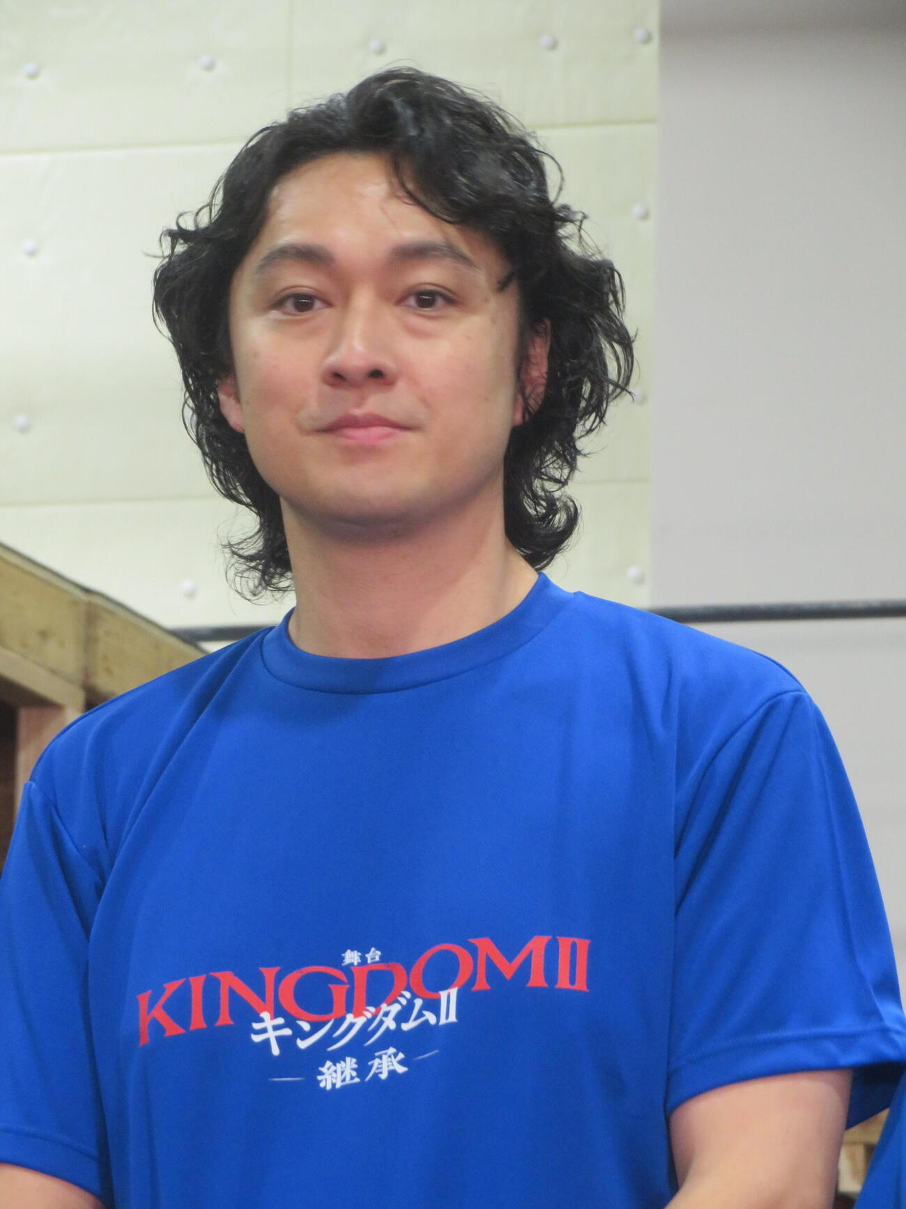 舞台「キングダム2－継承－」会見＆公開稽古に出席した渡辺大（撮影川田和博）