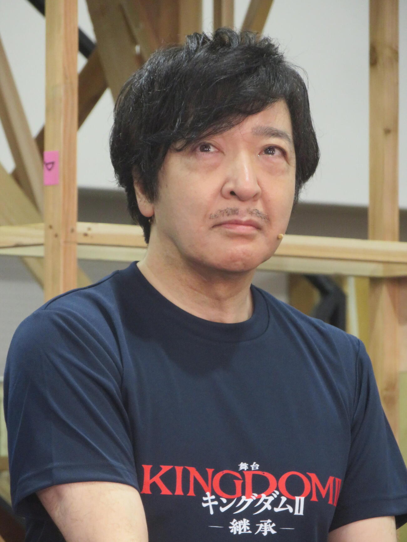 舞台「キングダム2－継承－」会見＆公開稽古に出席した石川禅（撮影川田和博）