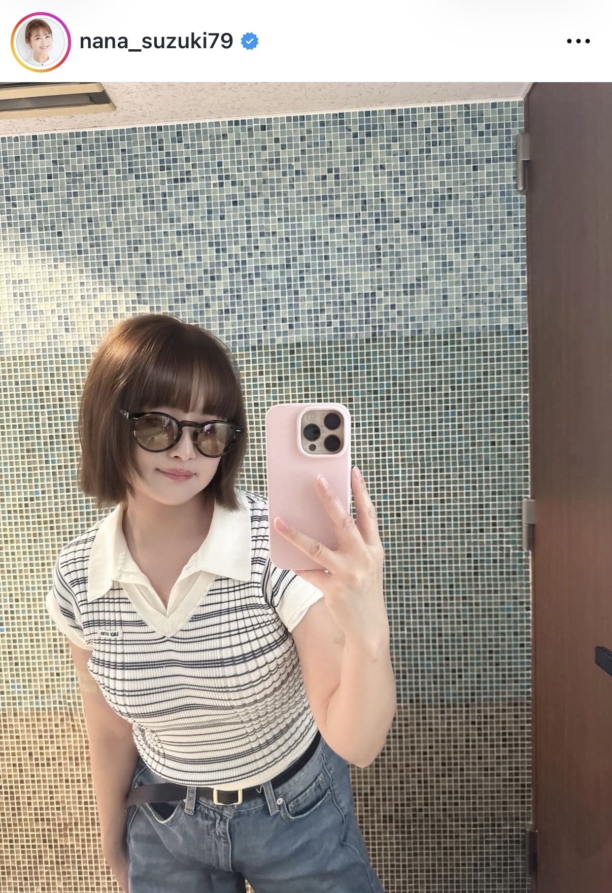 鈴木奈々のインスタグラムから