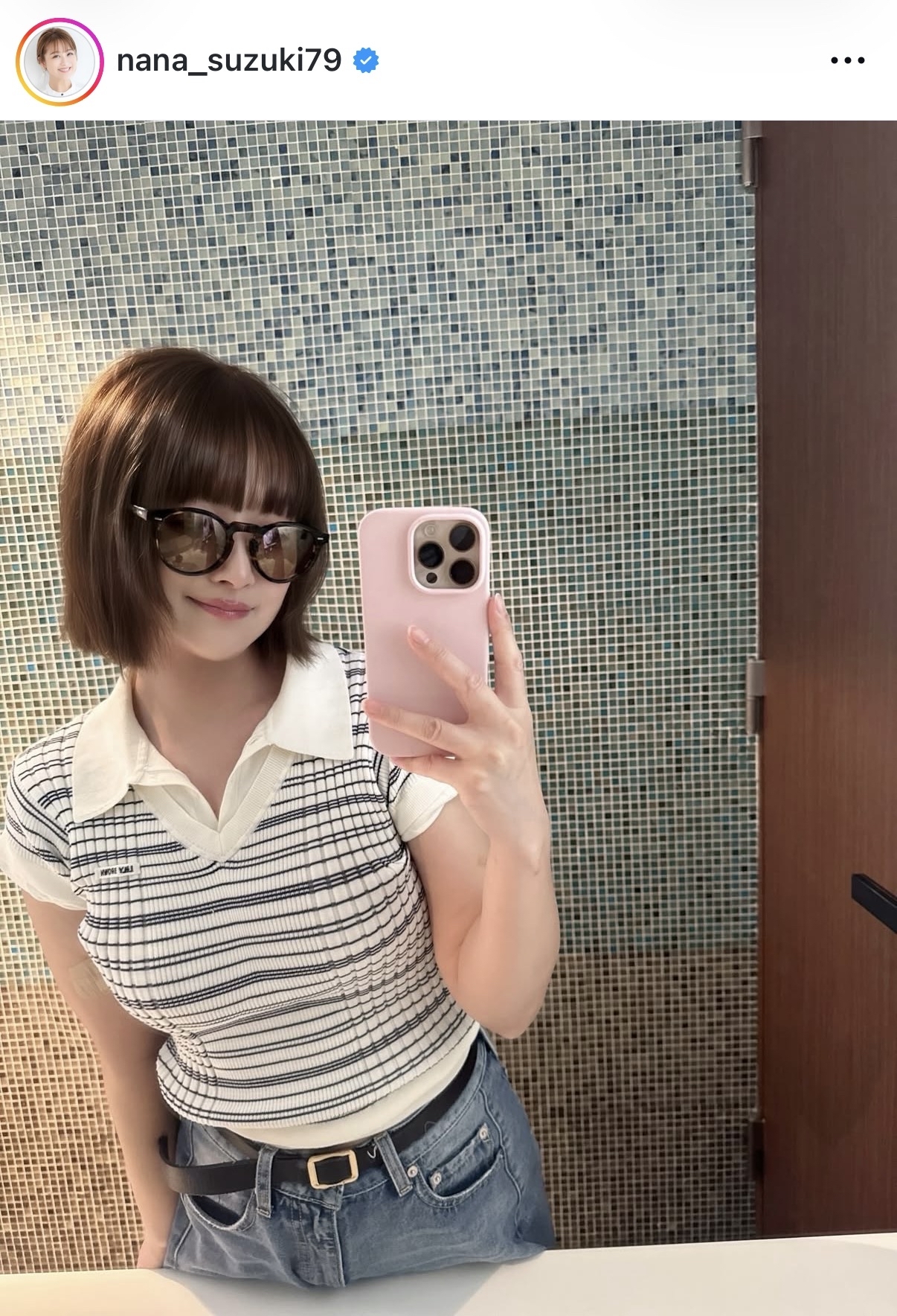 鈴木奈々のインスタグラムから