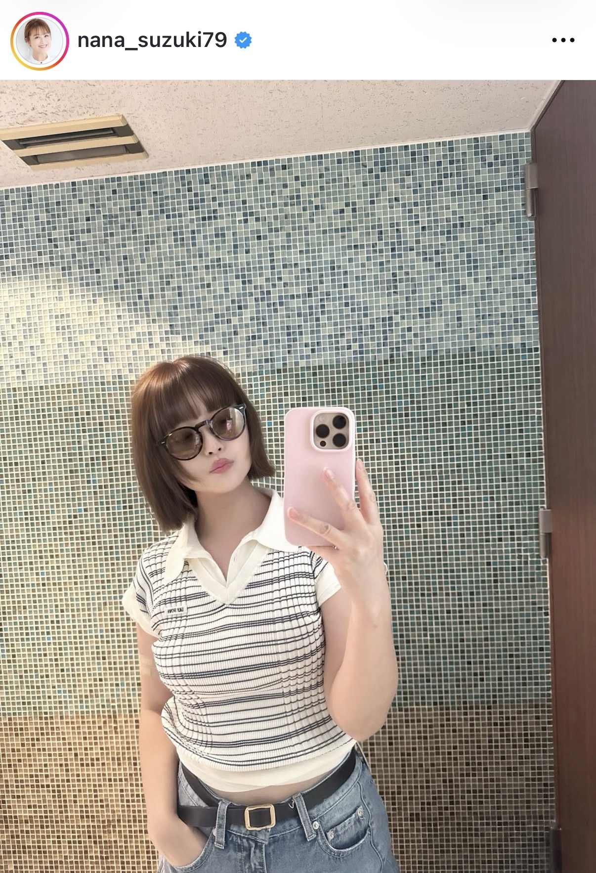 鈴木奈々のインスタグラムから