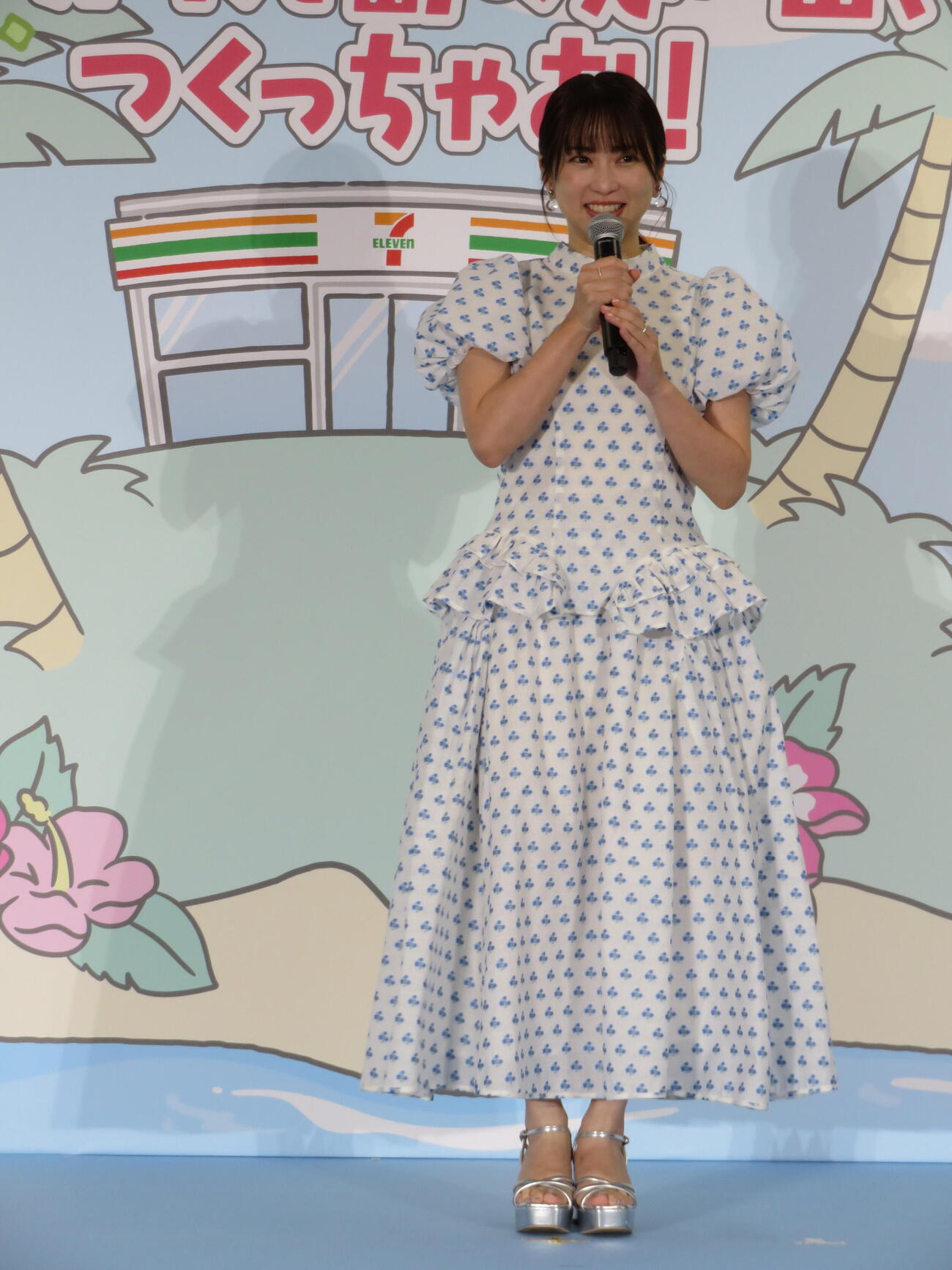 「セブン－イレブン×映画ちいかわと島の思い出、つくっちゃお！」PR発表会に出席した志田未来（撮影・村上幸将）