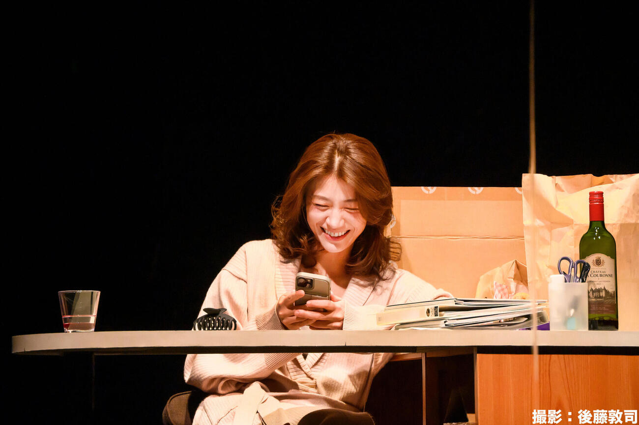 舞台「NORA」公開ゲネプロのワンシーン（後藤敦司氏撮影）