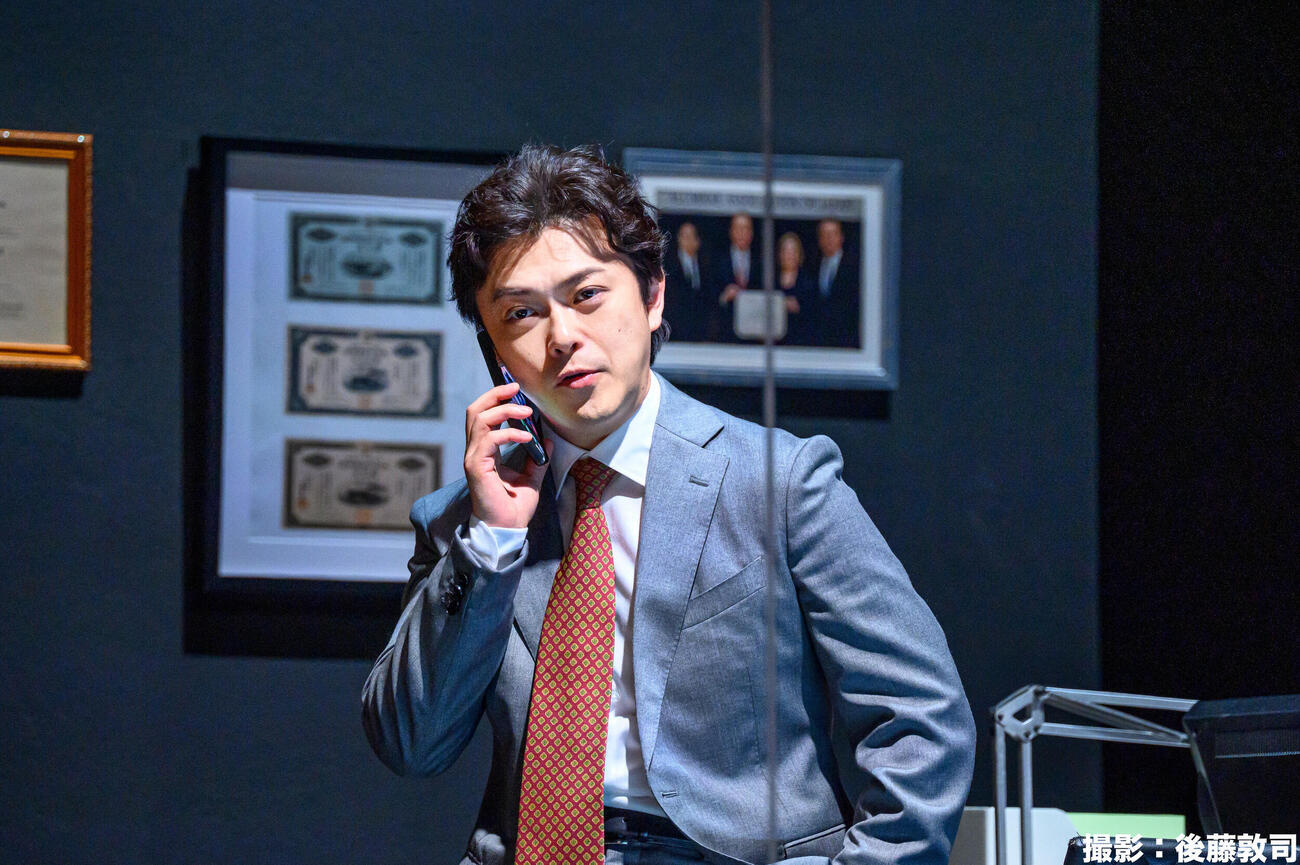舞台「NORA」公開ゲネプロのワンシーン（後藤敦司氏撮影）