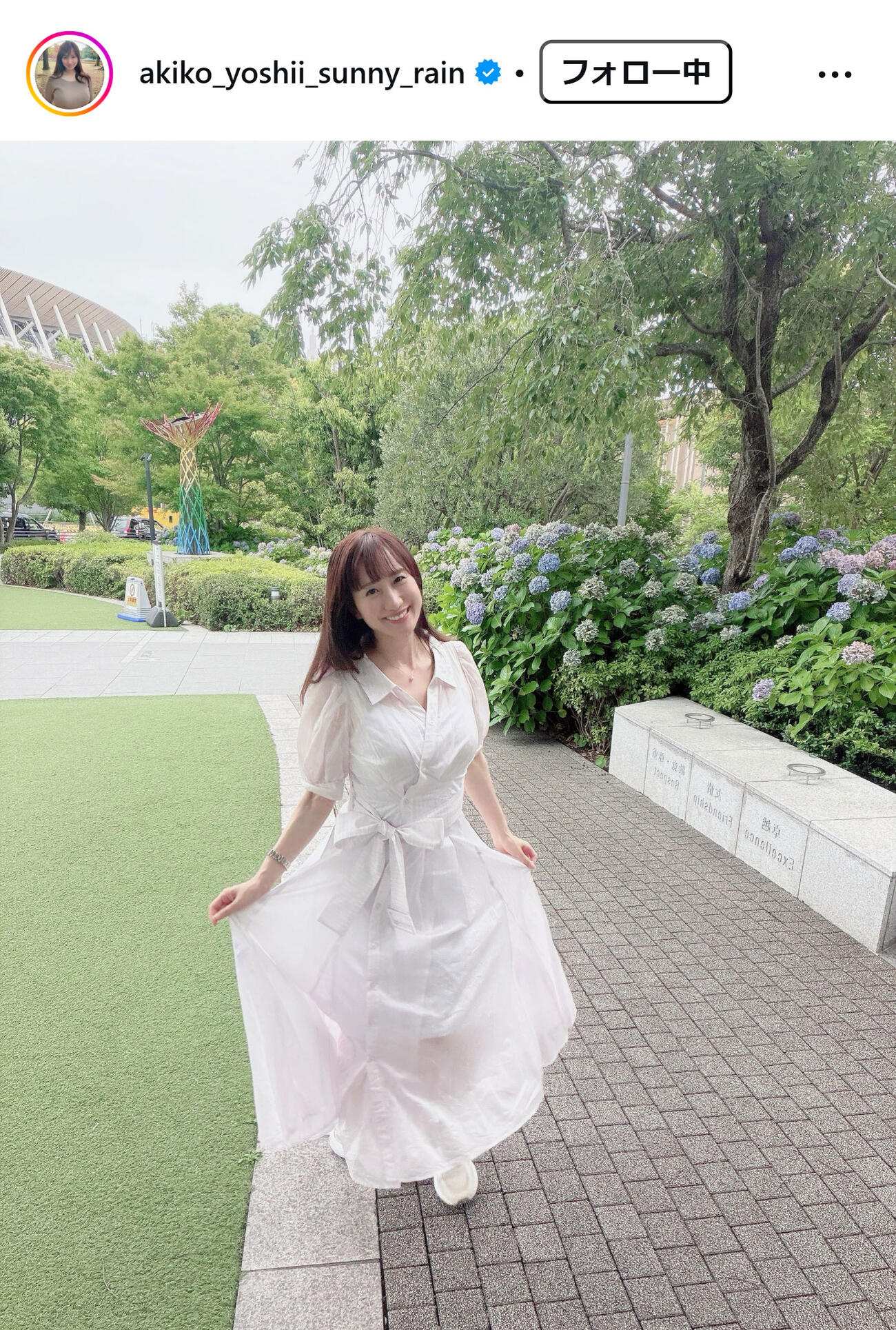 吉井明子さんのインスタグラムから