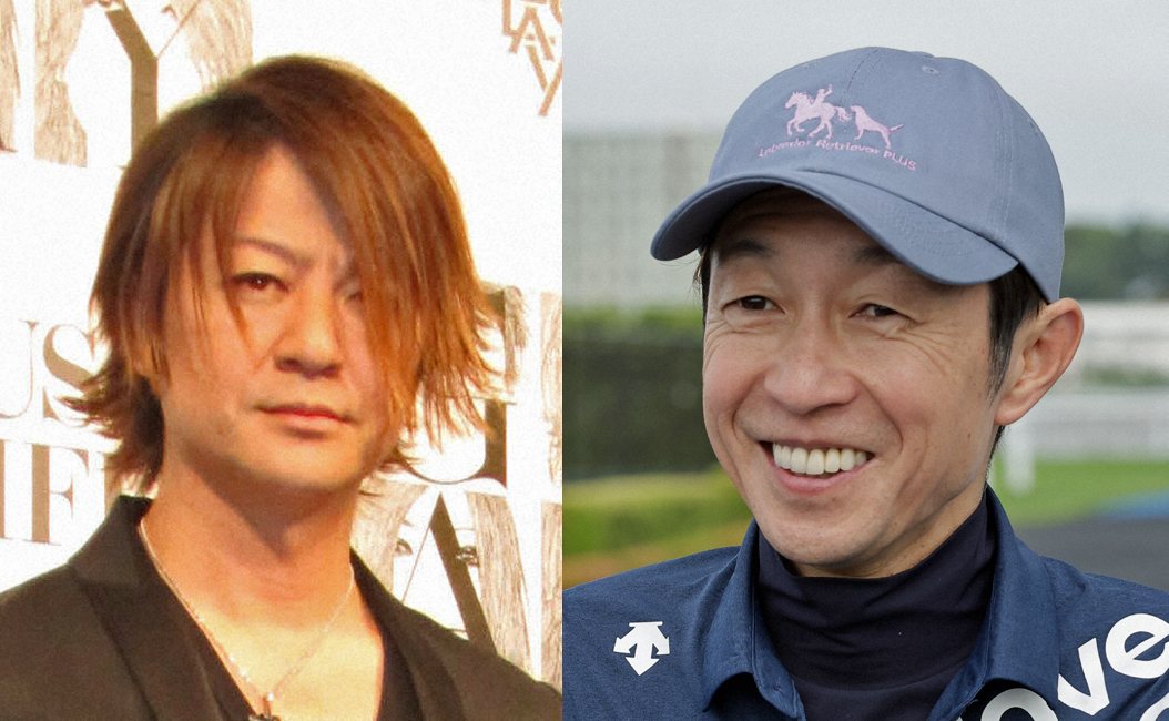 TERU（左）と武豊