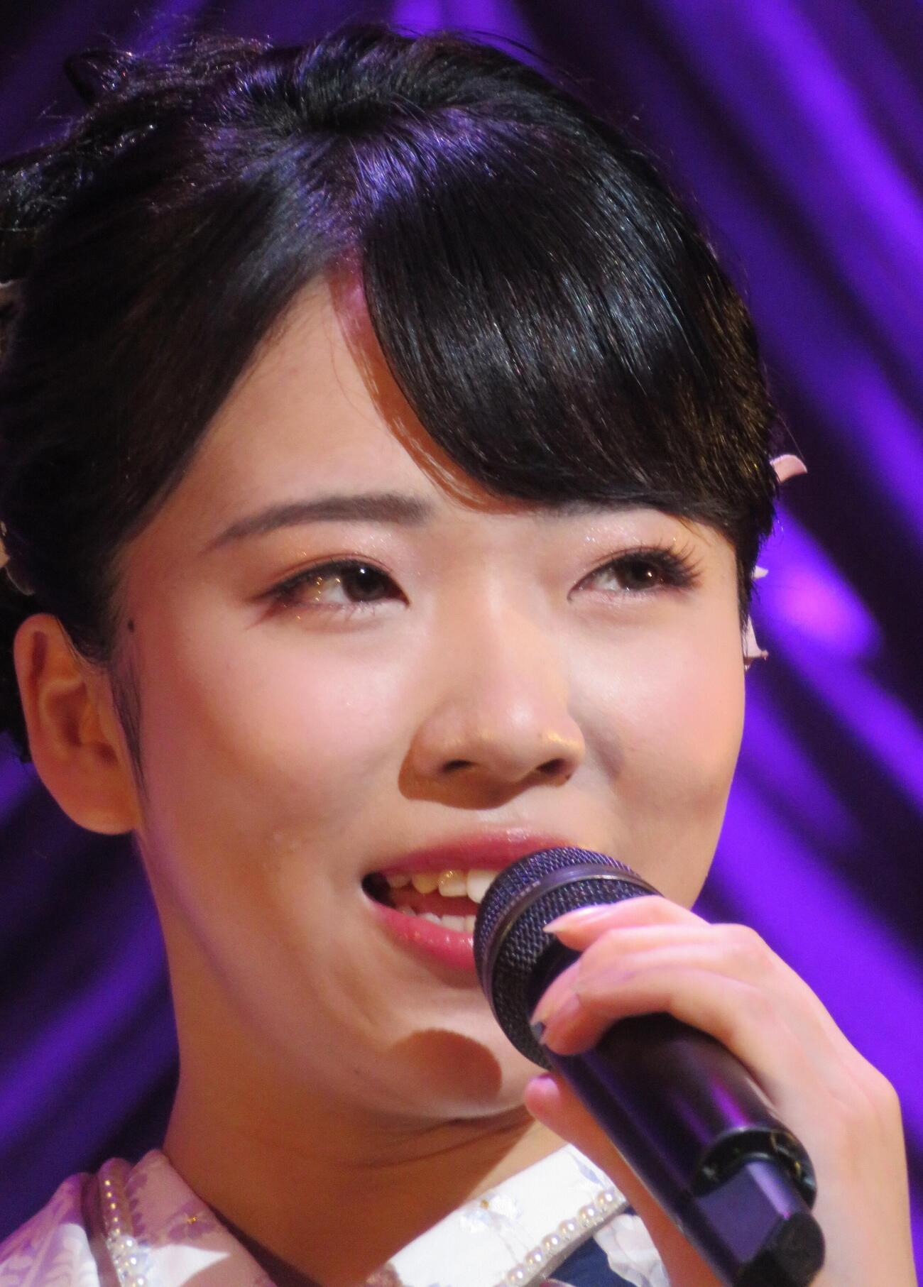 デビュー3周年記念コンサートを行った梅谷心愛
