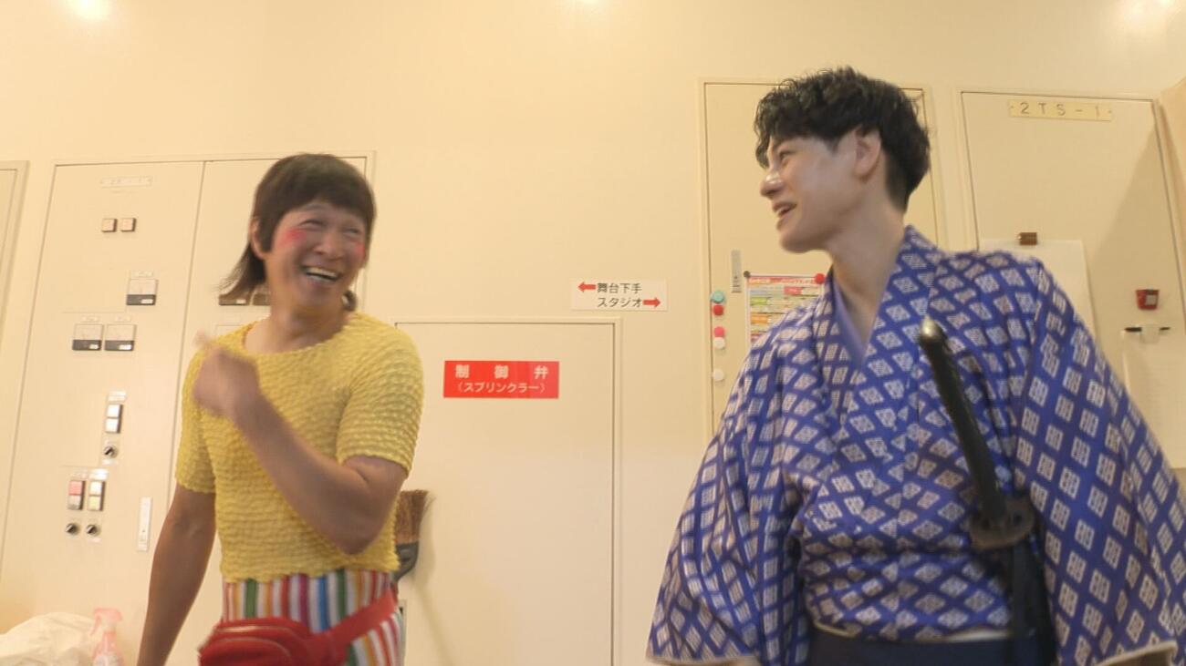 テレ玉で17日に放送の「NEWS 930plus」で組まれる吉本新喜劇の野崎塁特集の1シーン（C）テレ玉