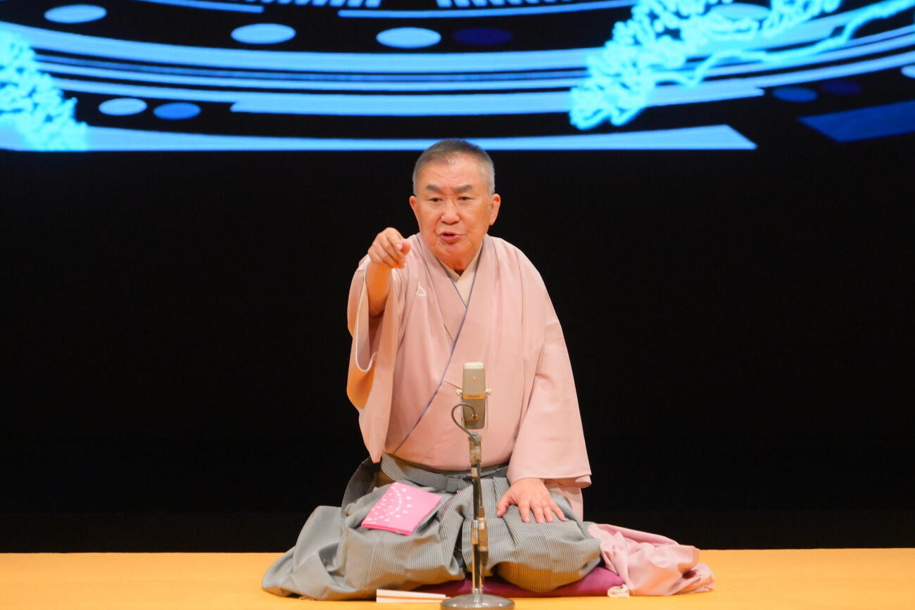 「桂文枝独演会～落語家60年目のハレ舞台～」を開催した桂文枝