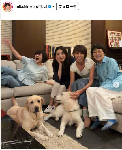 三田寛子のインスタグラムから