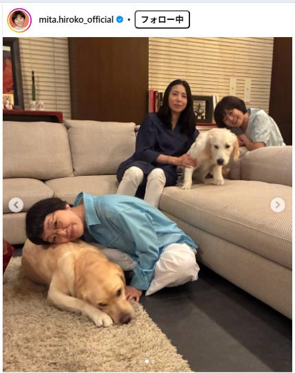 三田寛子のインスタグラムから