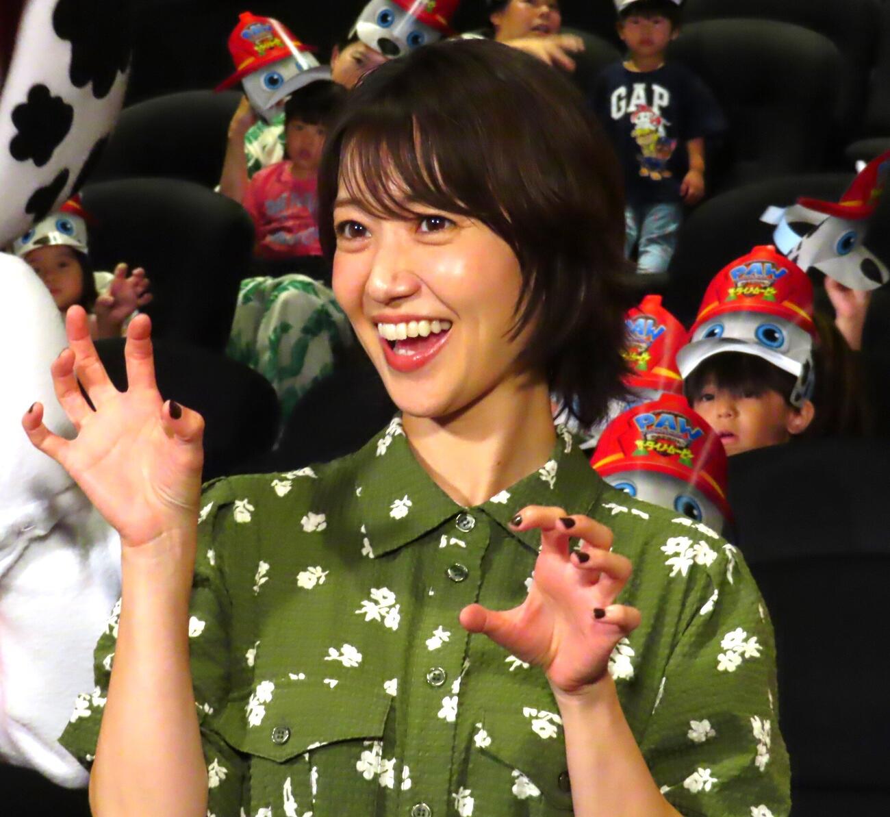 「パウ・パトロール　ザ・ダイノ・ムービー」日本最速親子試写に登壇した大島優子