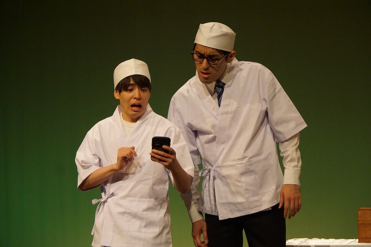 初の単独ライブ「ヒトバカ」を行った「さすらいラビー」宇野慎太郎（左）と中田和伸