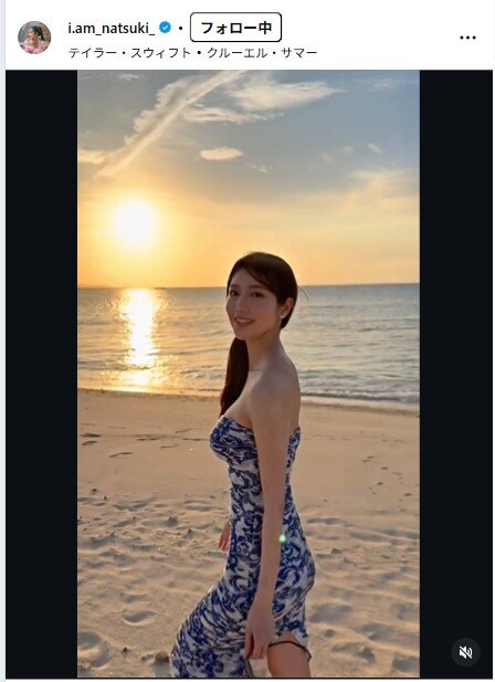阿部なつきのインスタグラムから
