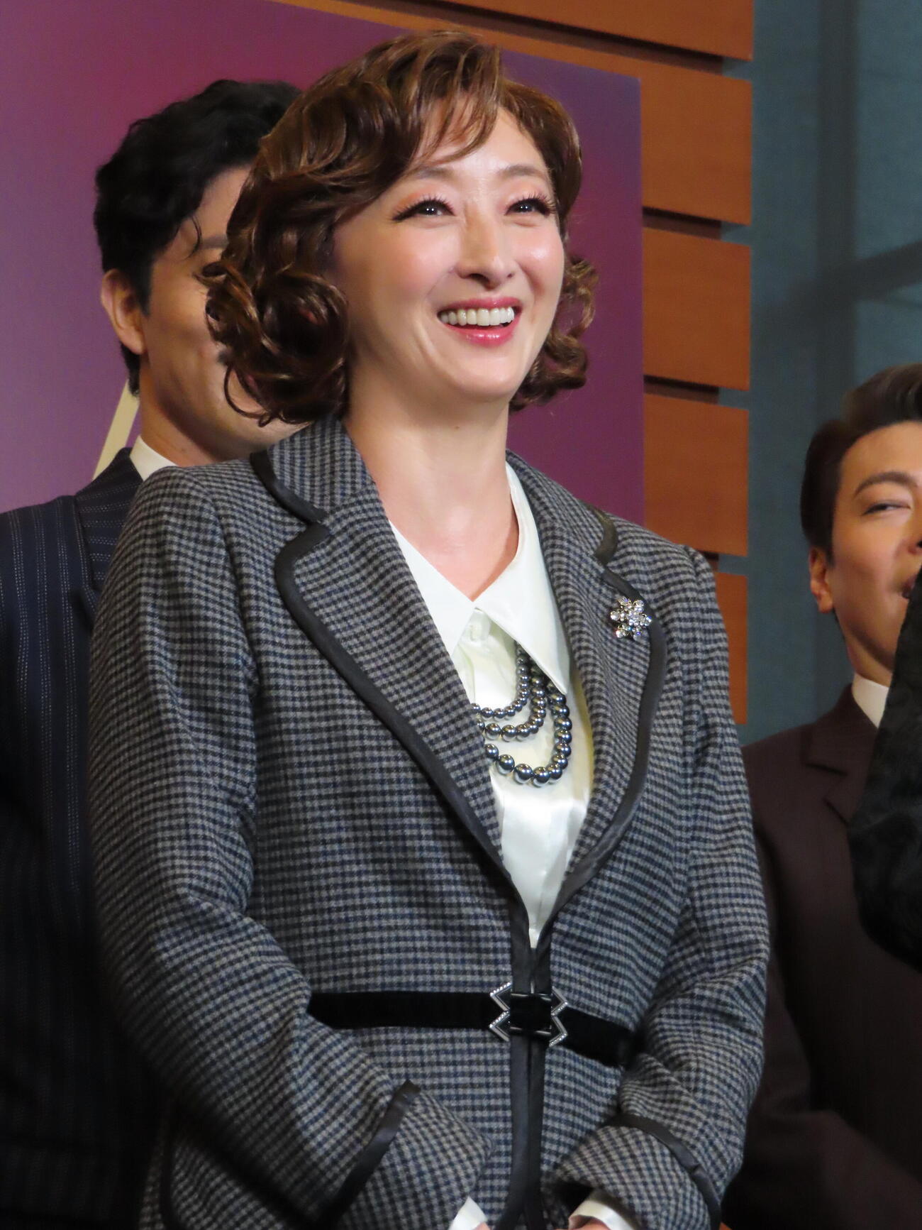 主演ミュージカル「AGATHA」の取材会を行った花總まり