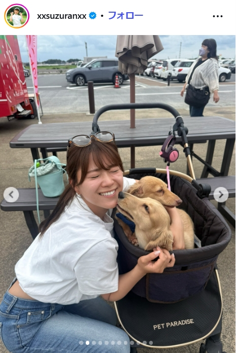 山内鈴蘭のインスタグラムから