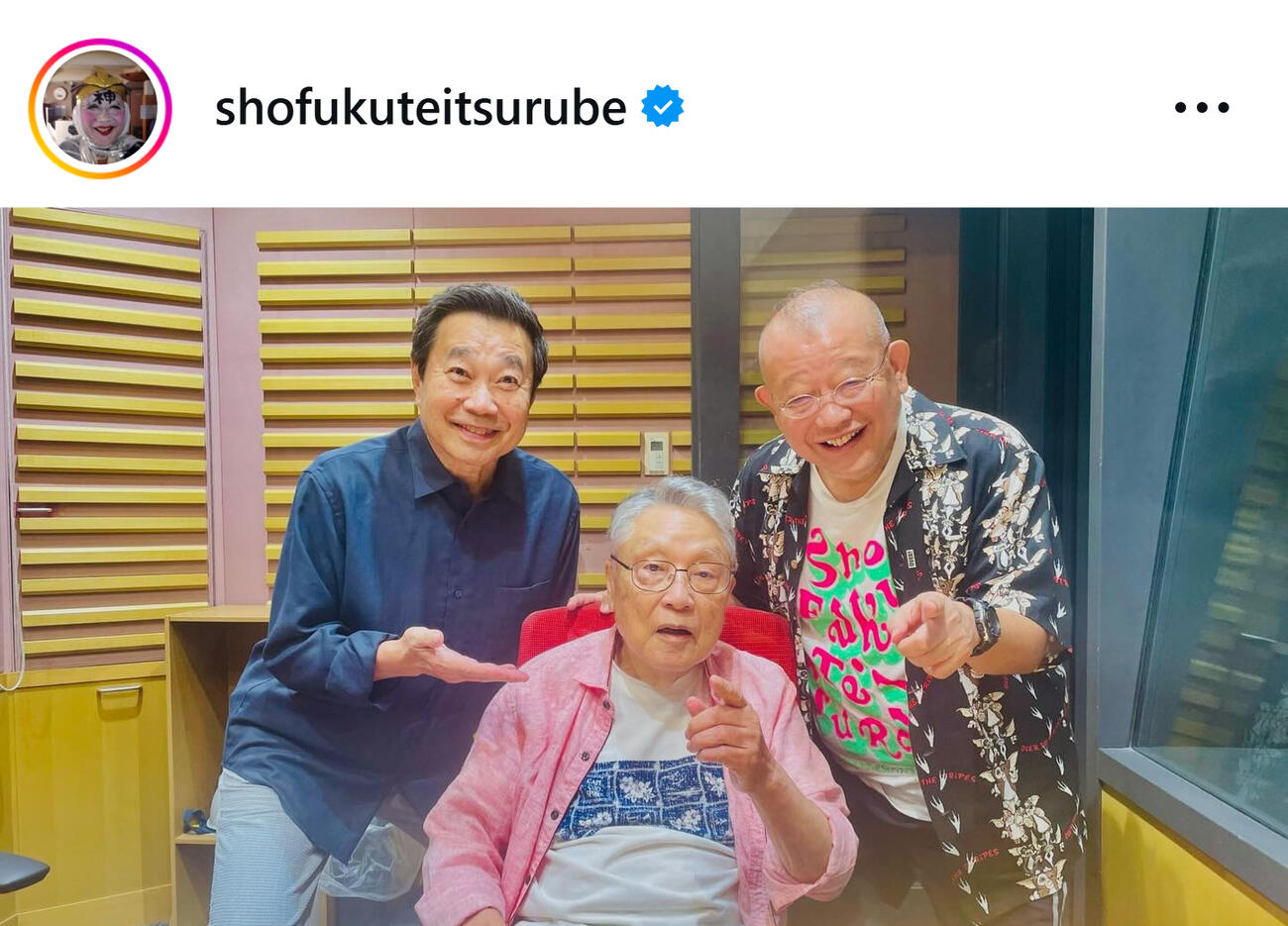 笑福亭鶴瓶のインスタグラムから