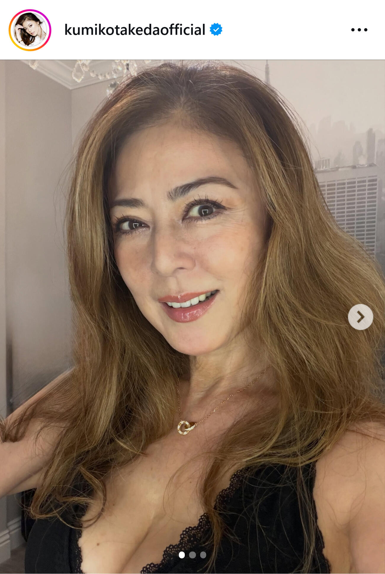 武田久美子のインスタグラムから