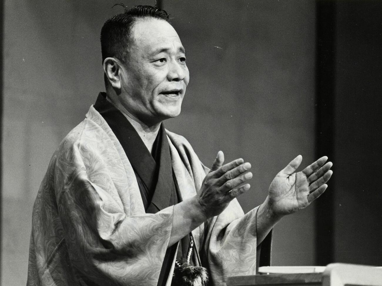 笑福亭松鶴さん（1975年撮影）