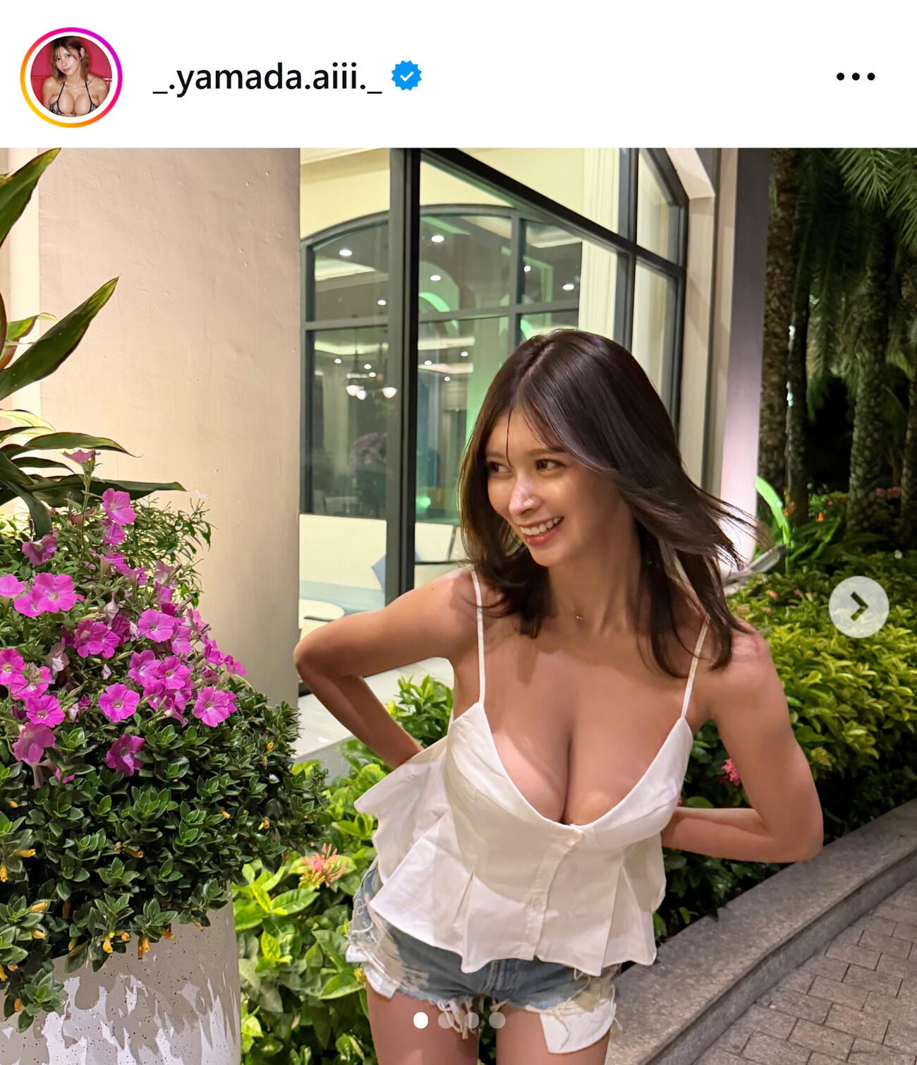 山田あいのインスタグラムから