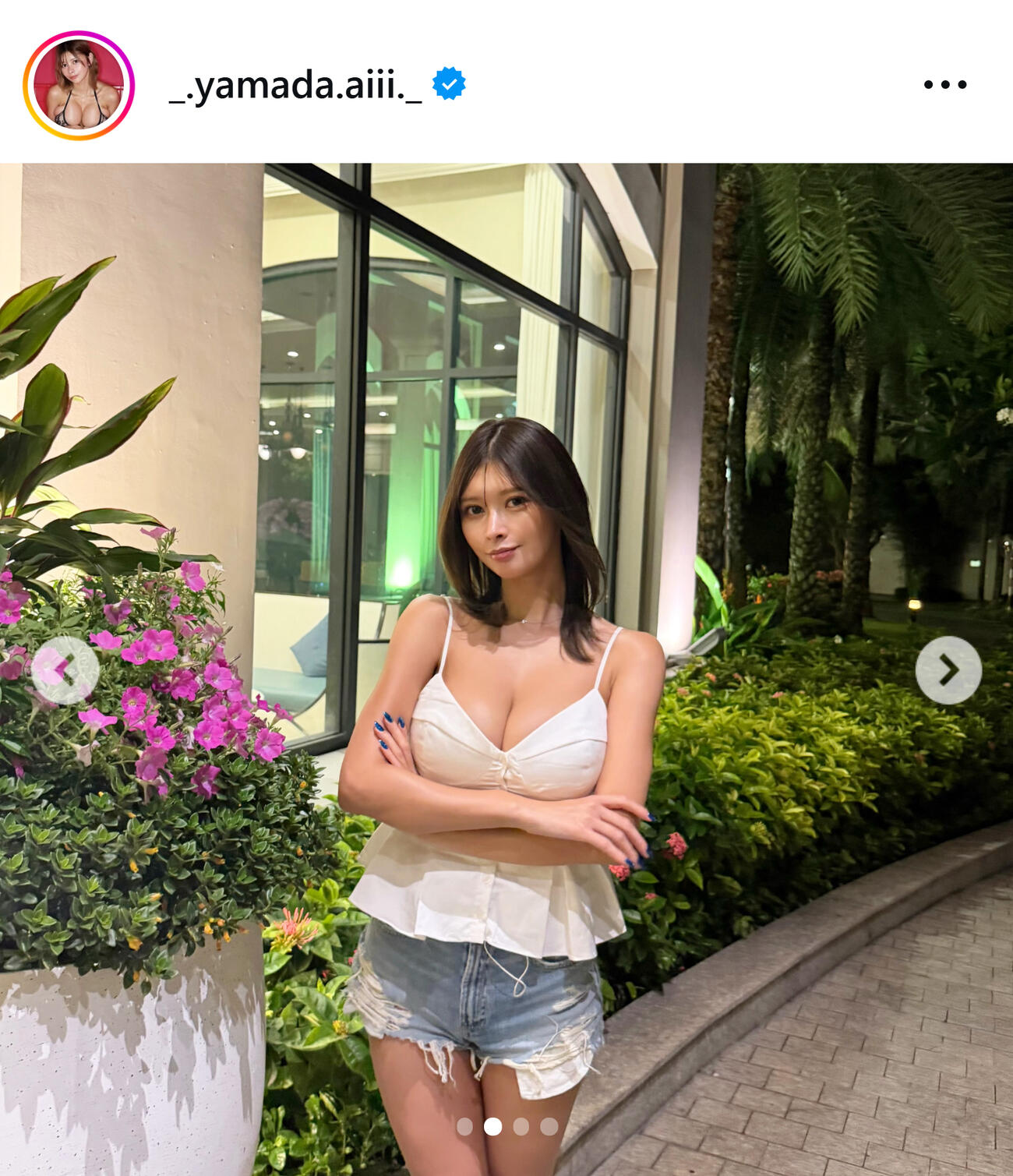 山田あいのインスタグラムから