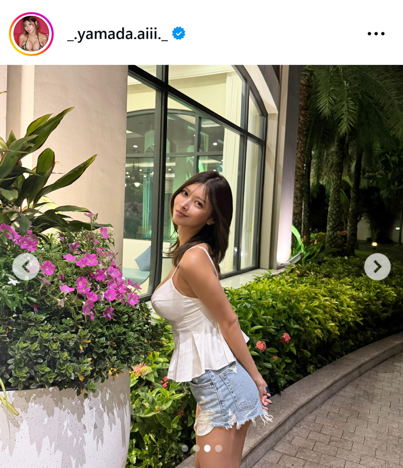 山田あいのインスタグラムから