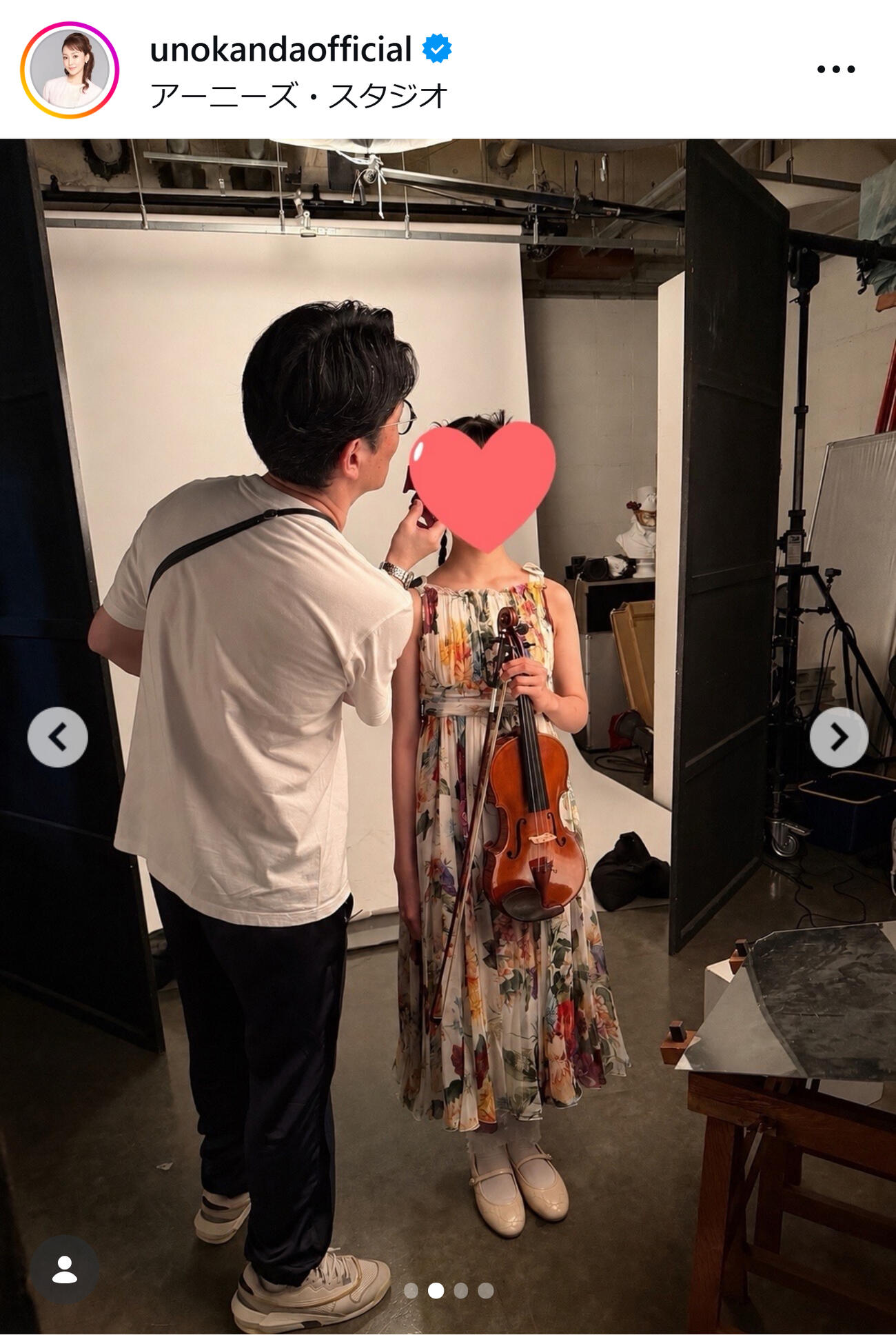 神田うののインスタグラムから