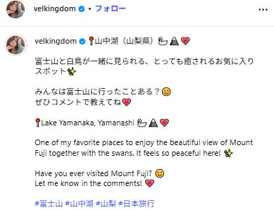 ベルちゃんのインスタグラムから
