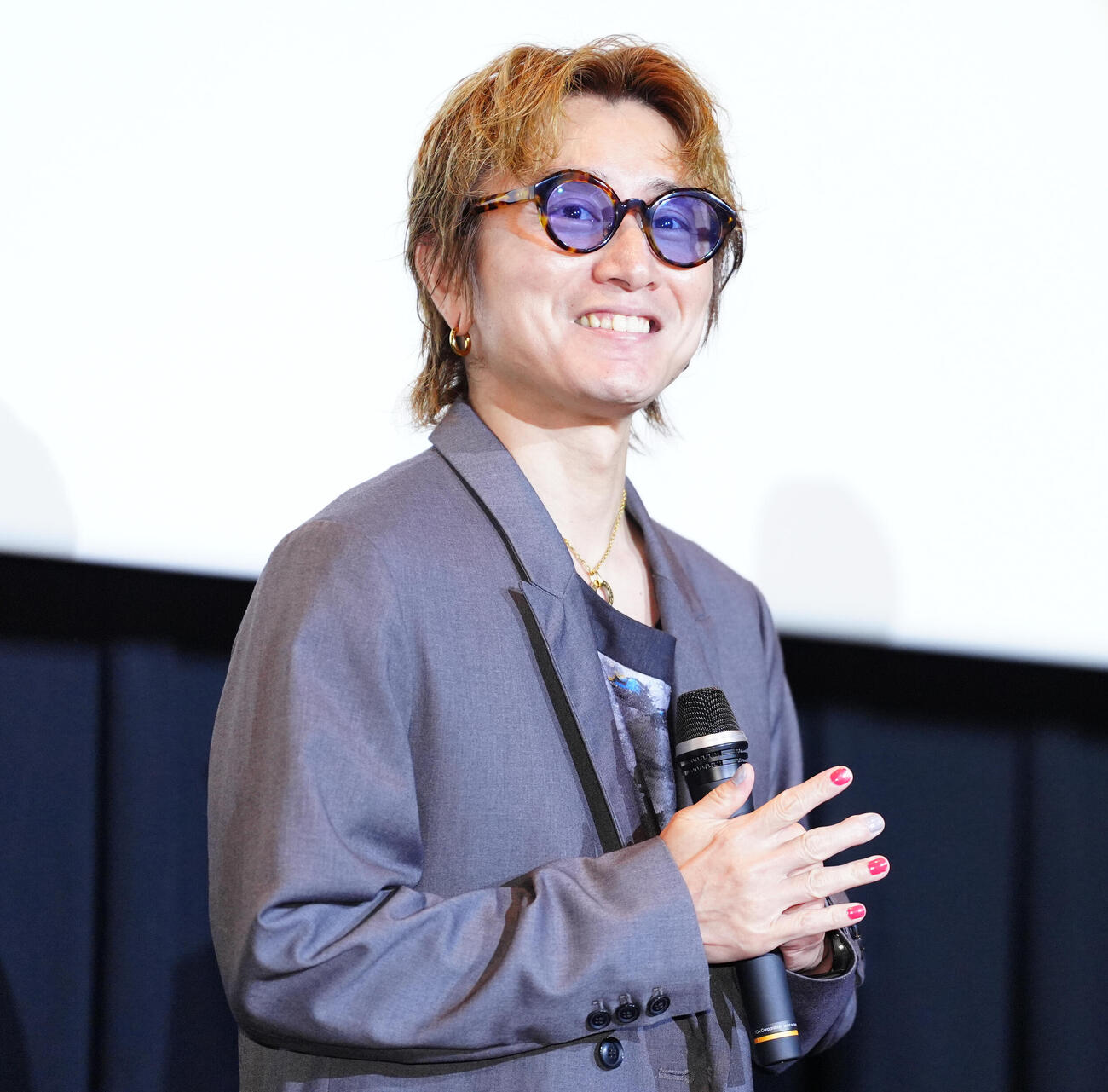 映画「平行と垂直」東京プレミアに登壇した安田章大（撮影・鈴木みどり）