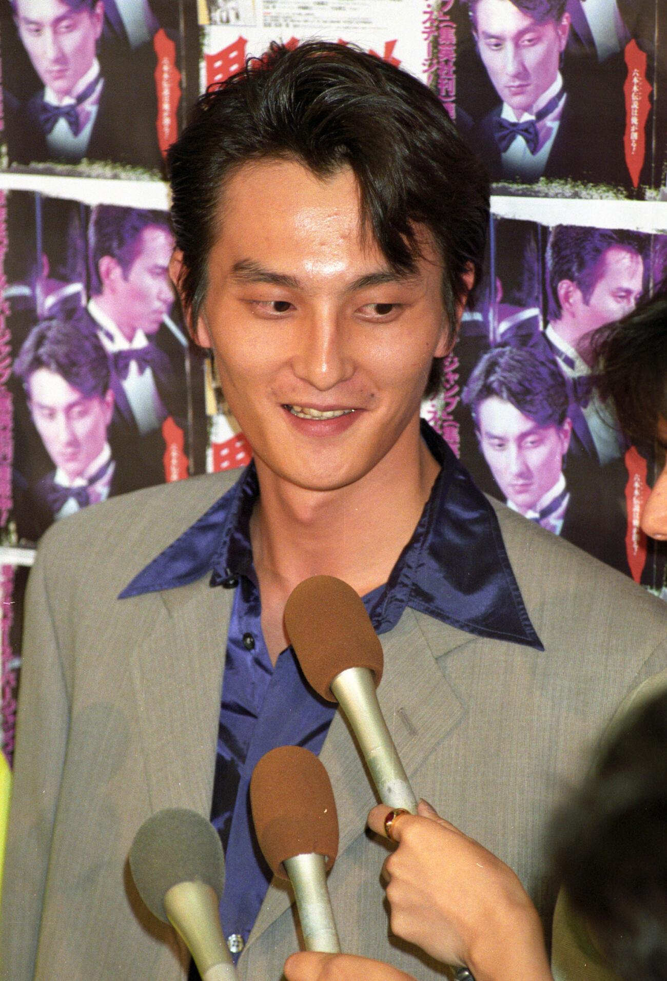 1997年6月「いいお付き合いをしています」と松本明子との関係を語った本宮泰風