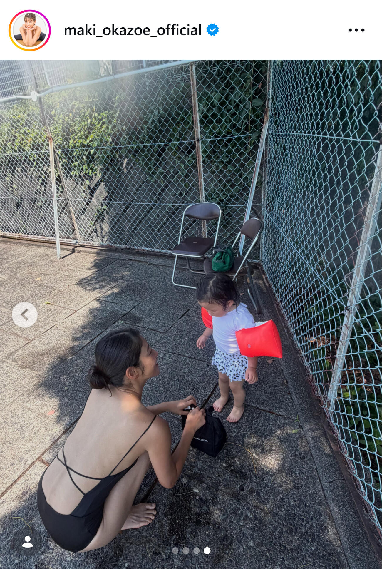 岡副麻希のインスタグラムから