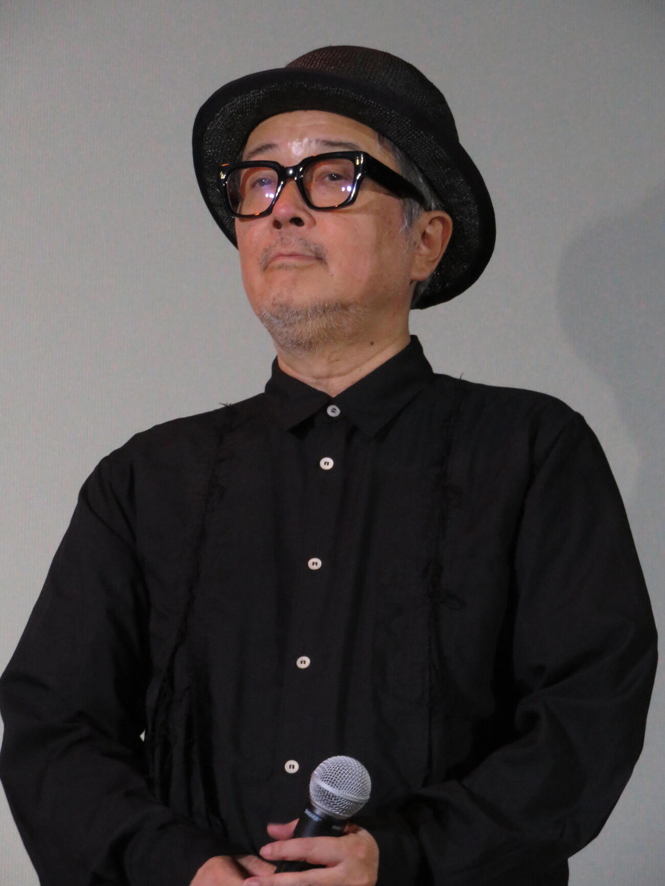 「ハッシュ！　4K」「ぐるりのこと。4K」プレミア先行上映＋トークイベントに登壇したリリー・フランキー（撮影・村上幸将）
