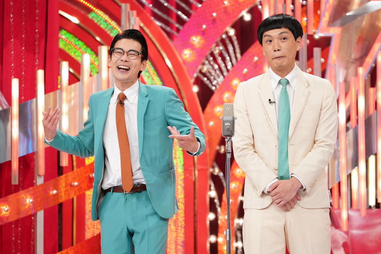 「アサヒビール　スマドリ　ダブルインパクト　2026　漫才＆コント二刀流No．1決定戦」ファーストステージで漫才を披露するTCクラクション