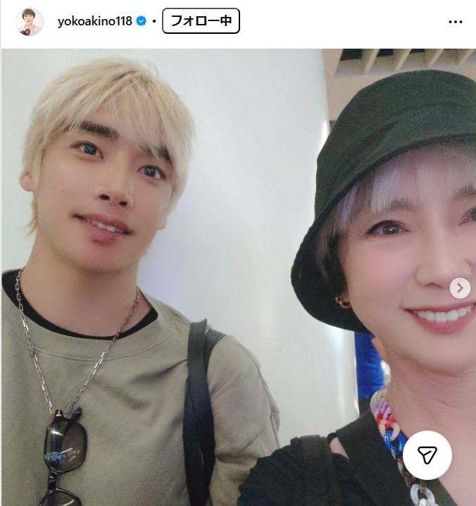 秋野暢子のインスタグラムから