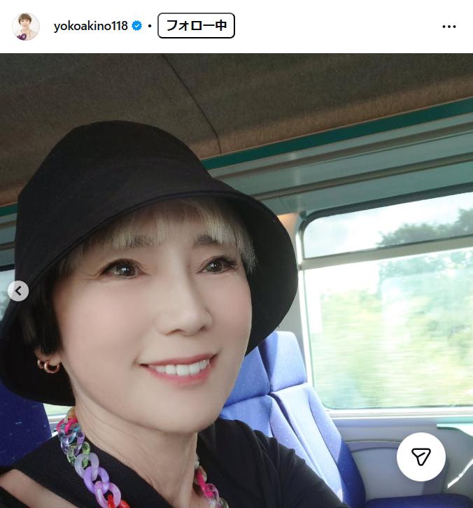 秋野暢子のインスタグラムから