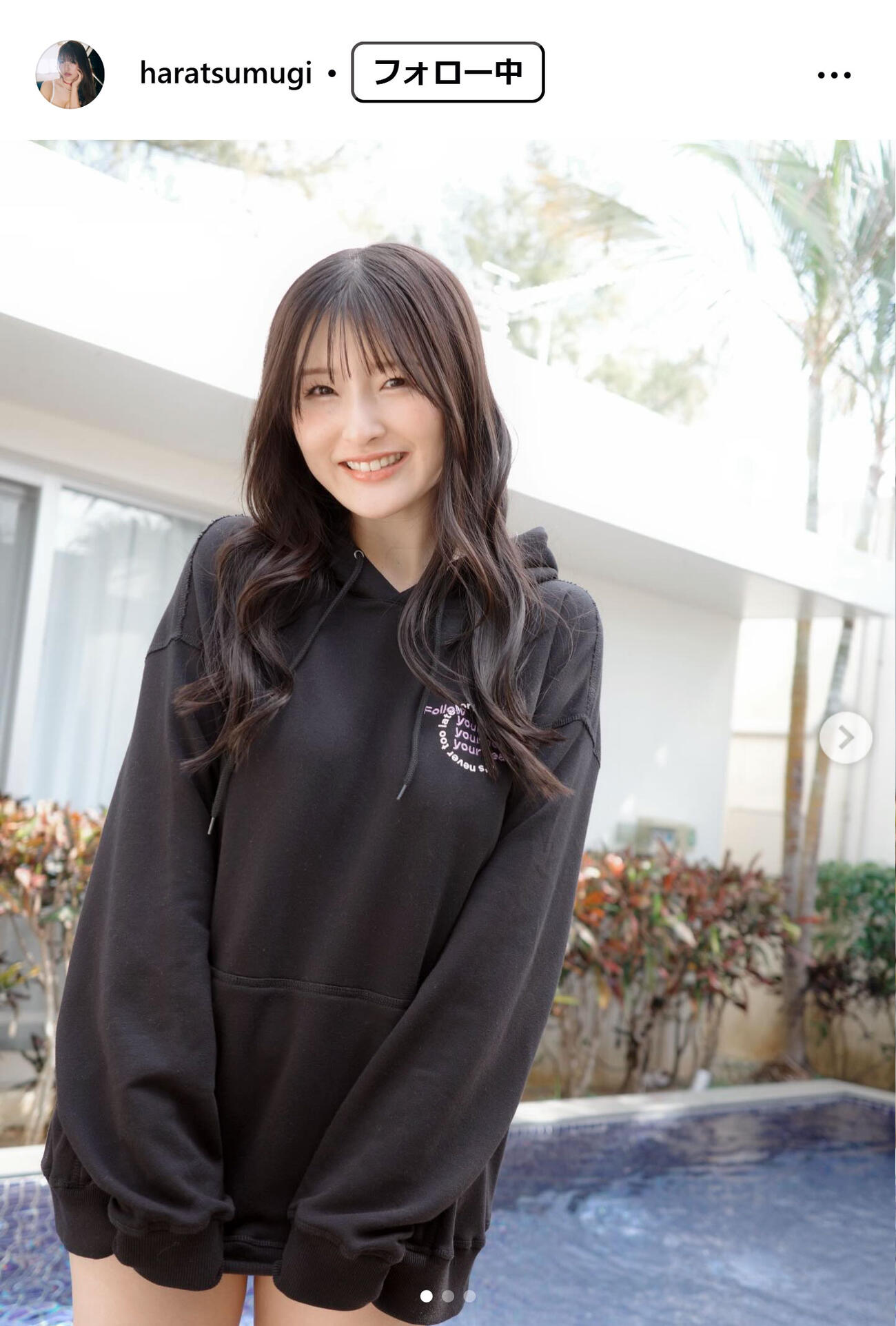 原つむぎのインスタグラムから