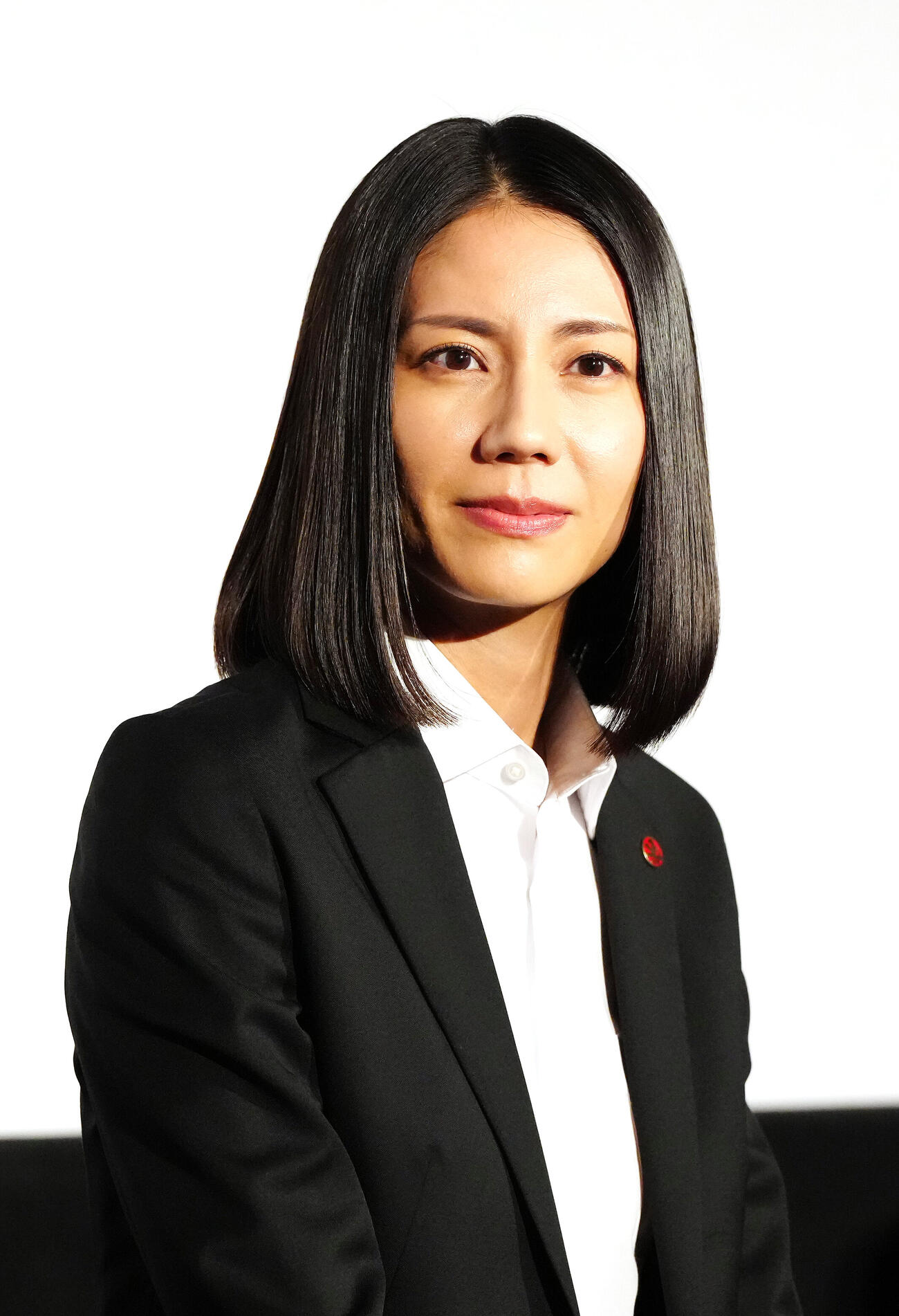 テレビ朝日「大追跡～警視庁SSBC強行犯係～Season2」のキャストトークイベントで登壇する松下奈緒（撮影・江口和貴）