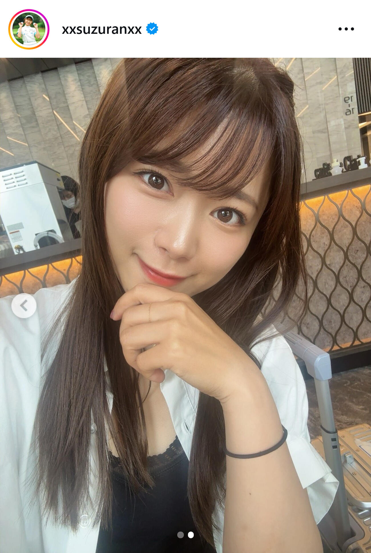山内鈴蘭のインスタグラムから