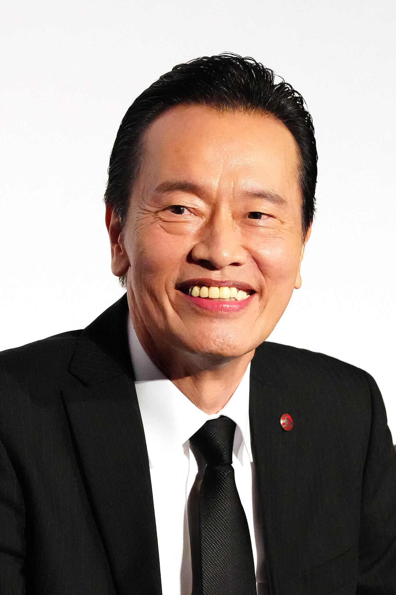 テレビ朝日「大追跡～警視庁SSBC強行犯係～Season2」のキャストトークイベントで登壇する遠藤憲一（撮影・江口和貴）