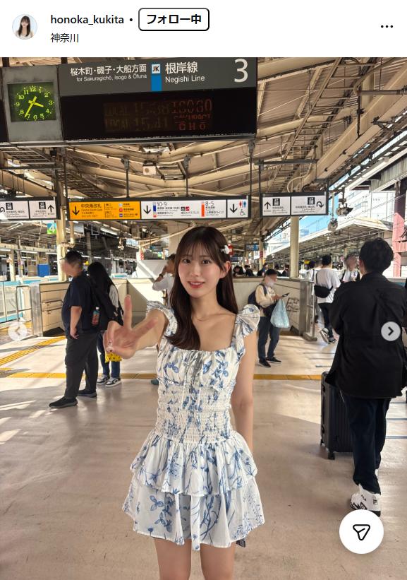 久木田帆乃夏のインスタグラムから