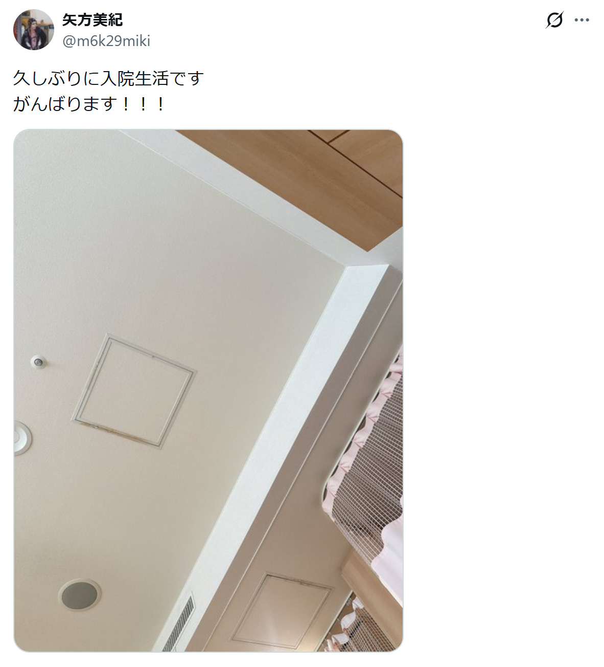 矢方美紀のXから