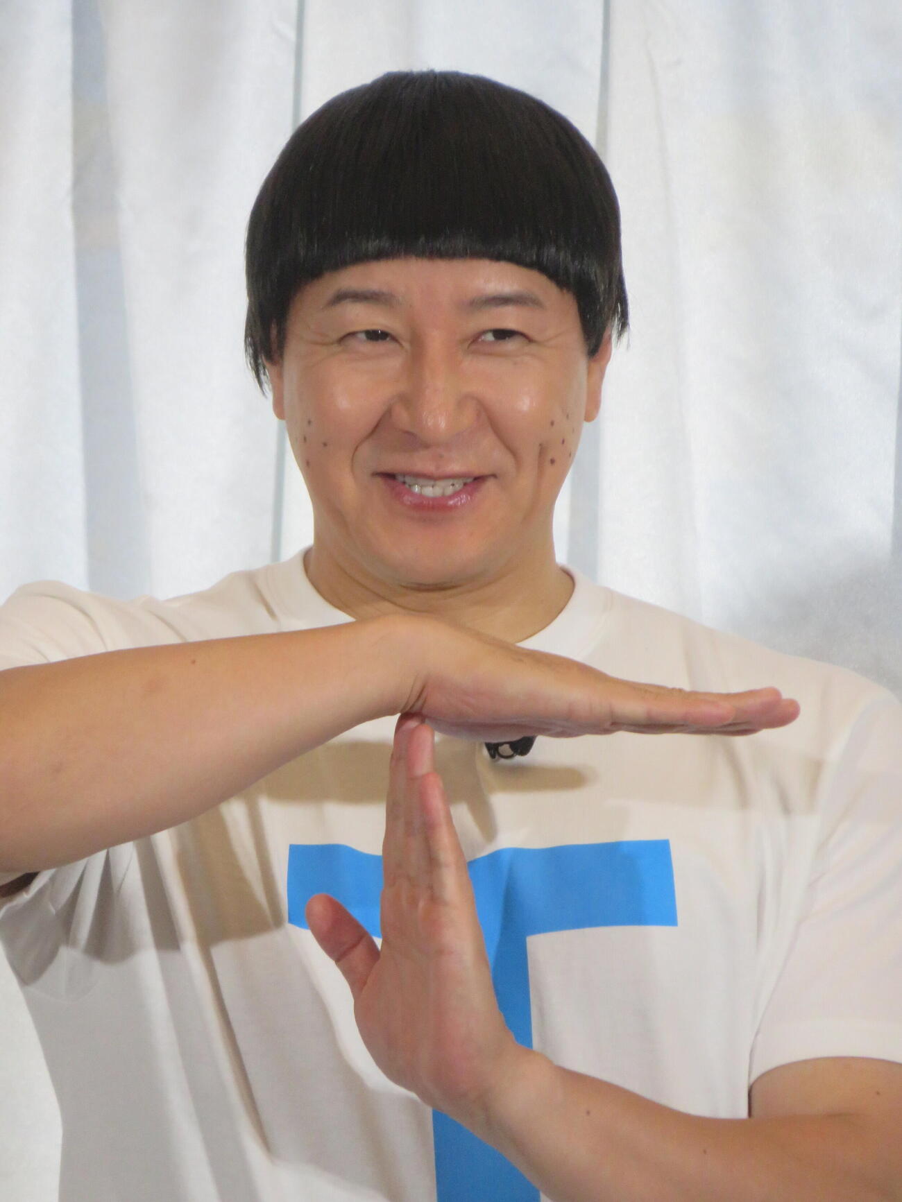 「2026HTTキックオフイベント～46枚のHTTアクションカルタ初公開～」に出席した長田庄平（撮影・川田和博）