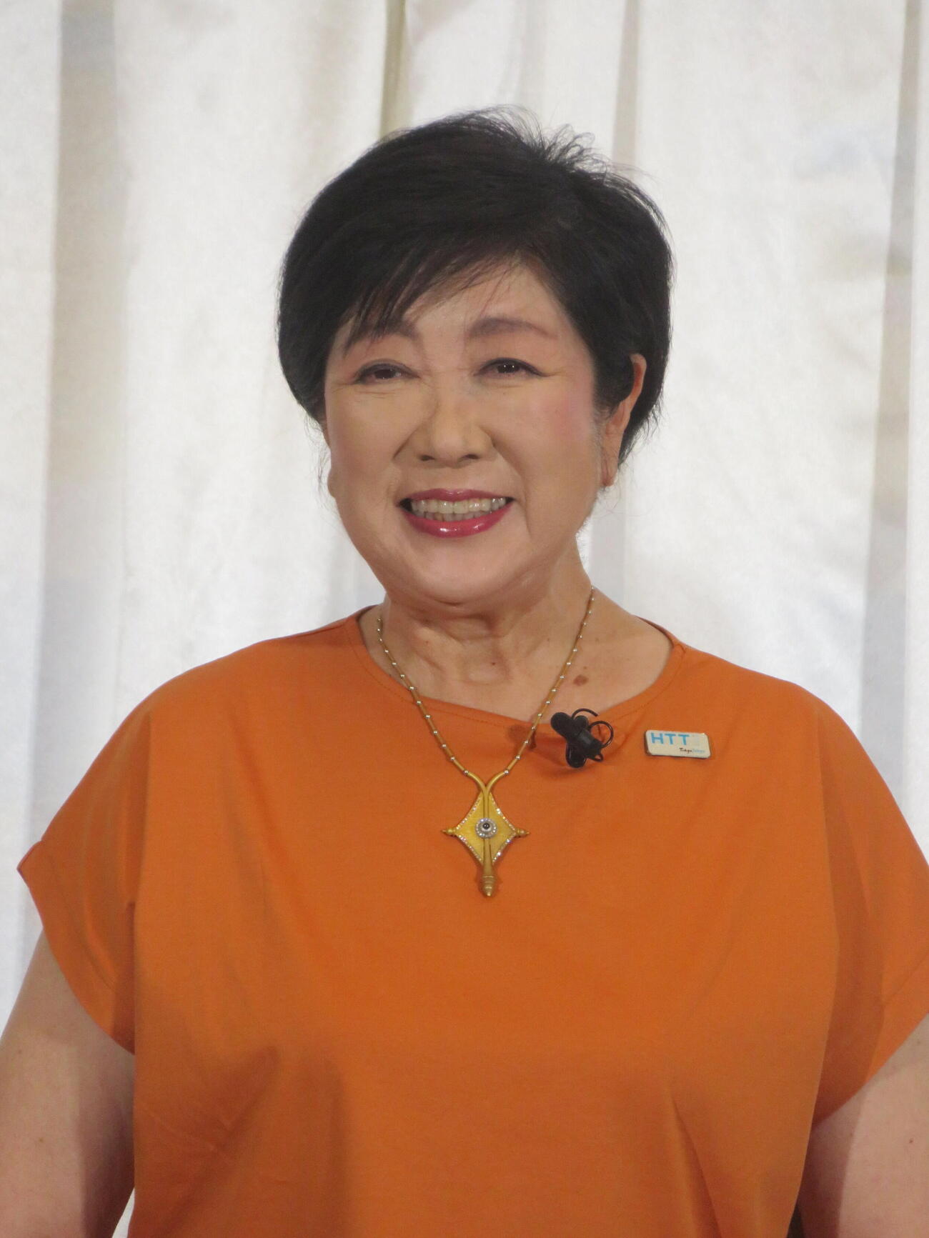 「2026HTTキックオフイベント～46枚のHTTアクションカルタ初公開～」に出席した小池百合子都知事（撮影・川田和博）