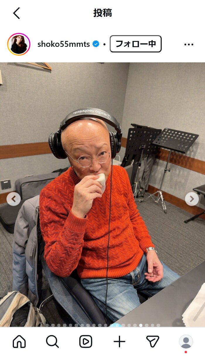 中川翔子のインスタグラムから