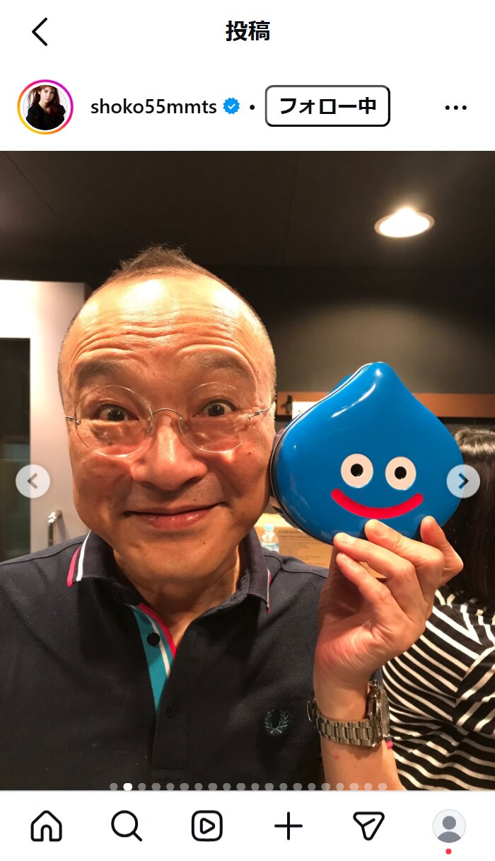 中川翔子のインスタグラムから