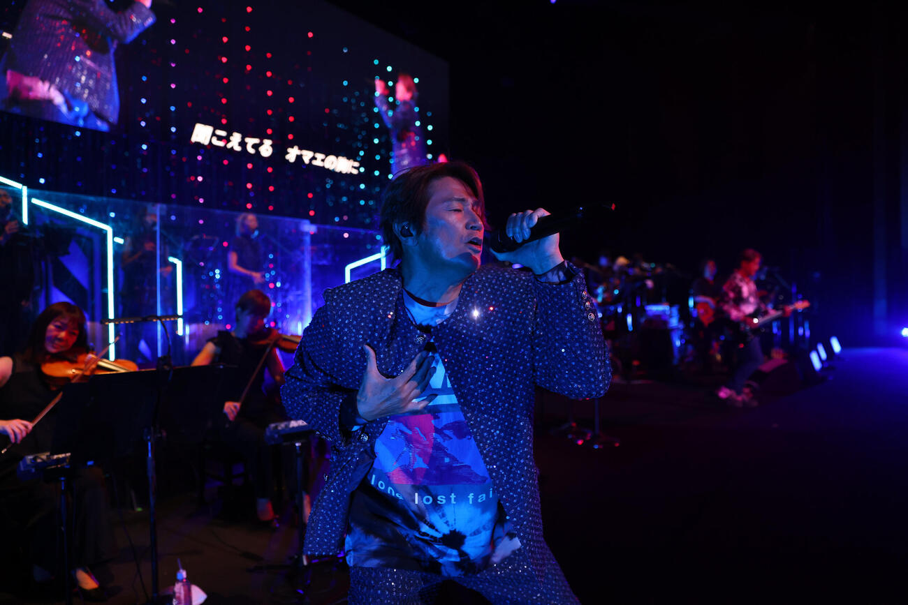 「近藤真彦　Birthday Live 2026」で熱唱する近藤真彦